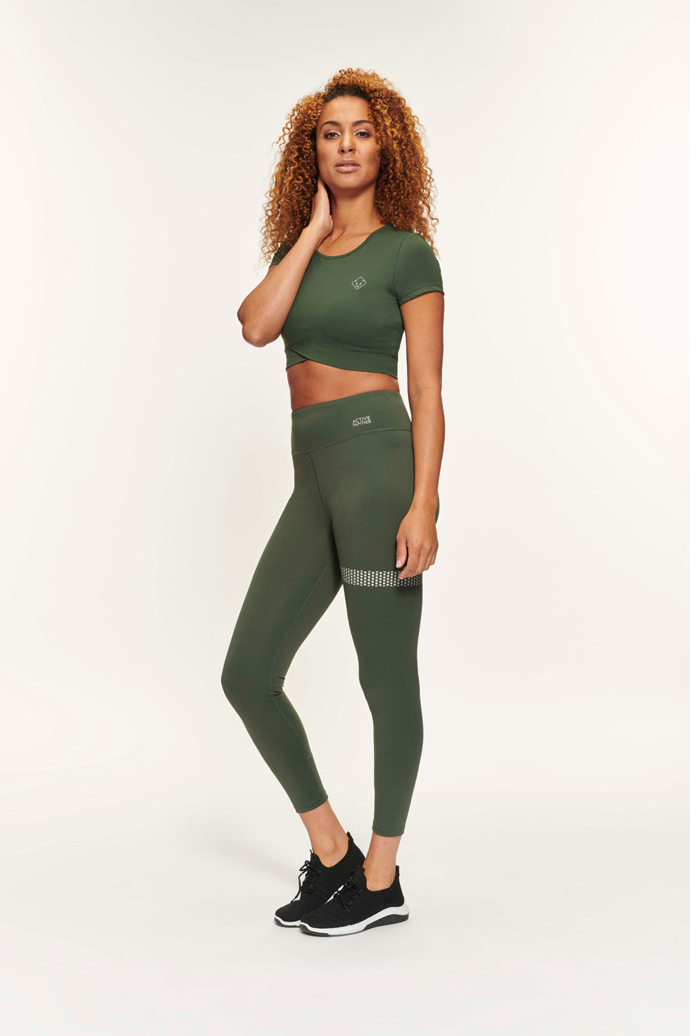Active Panther - Army Groen - Lola Solid high waist Legging