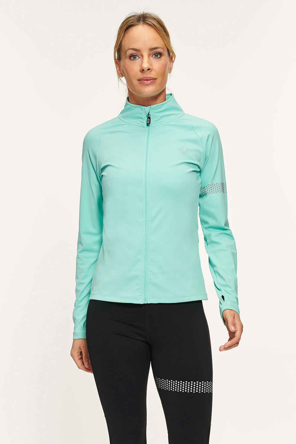 Power Zip Jacke - Hellblau