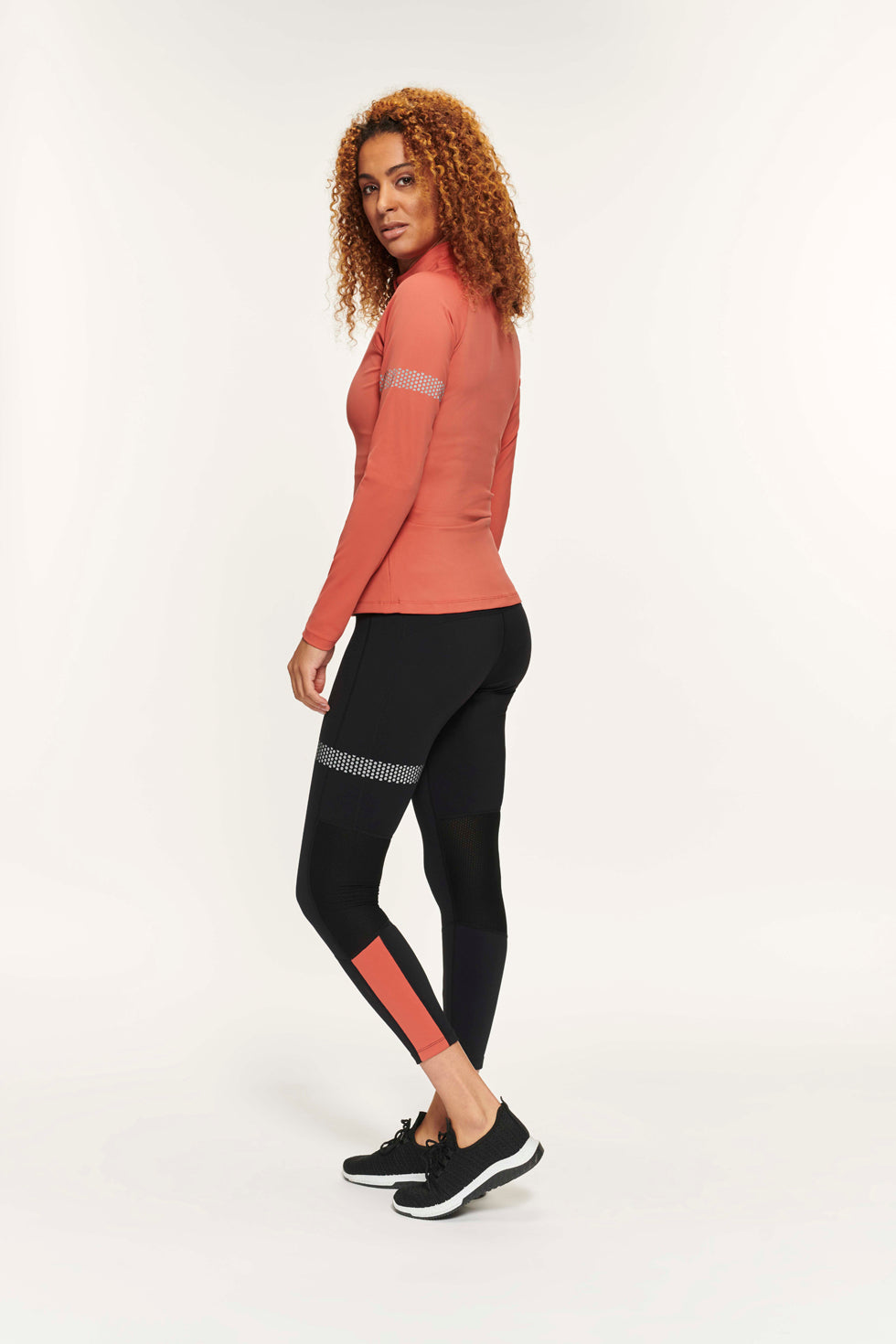 Power Zip Jacke - Koralle