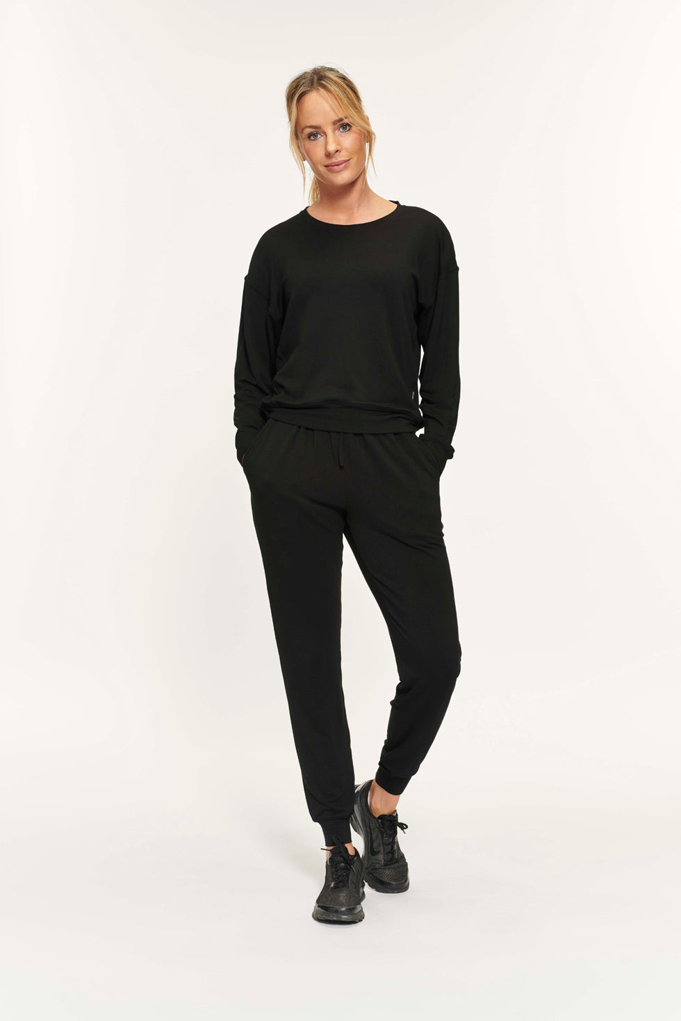 SABY Bequeme Leggings - Schwarz