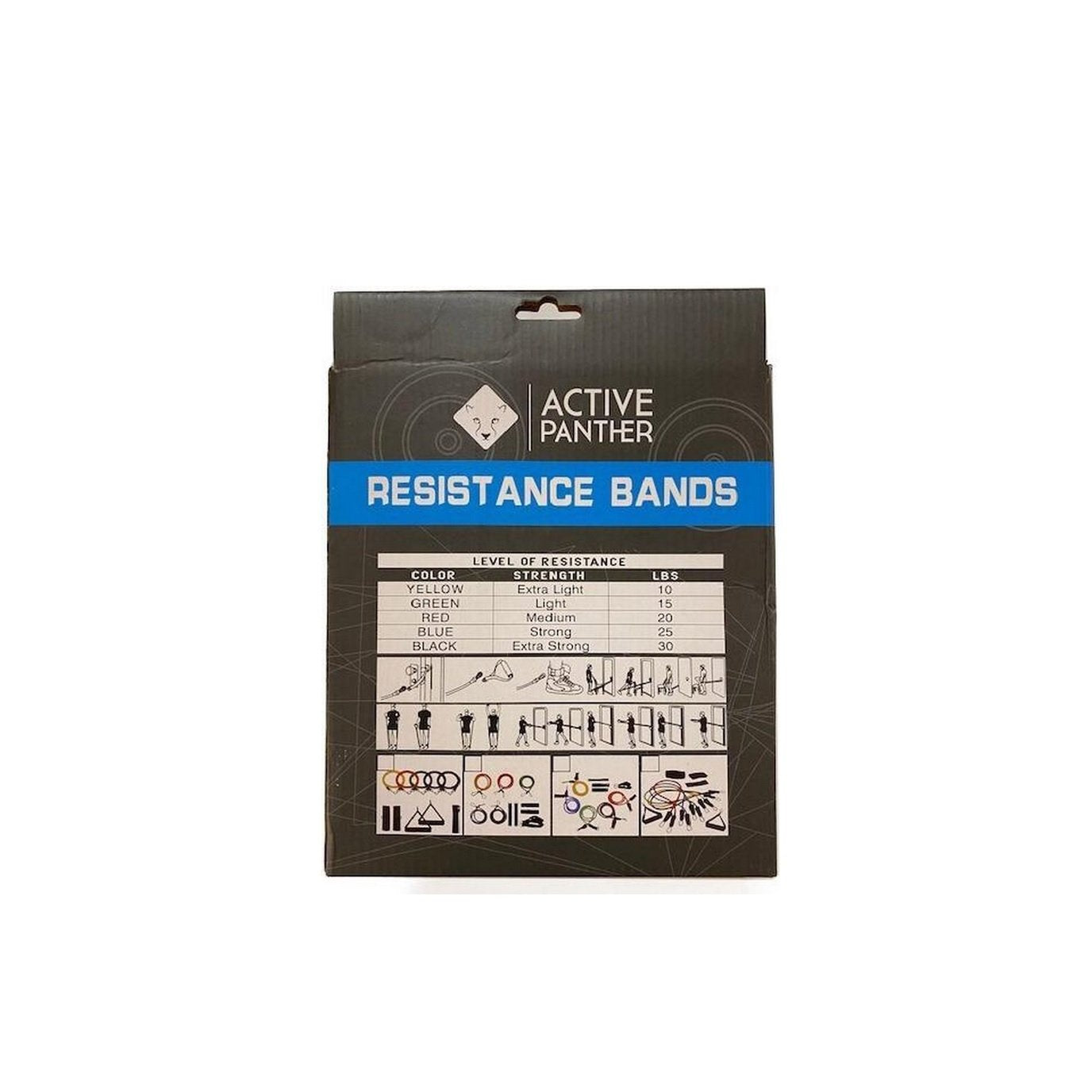 Fitness Resistance Bands Set 2-12 kg