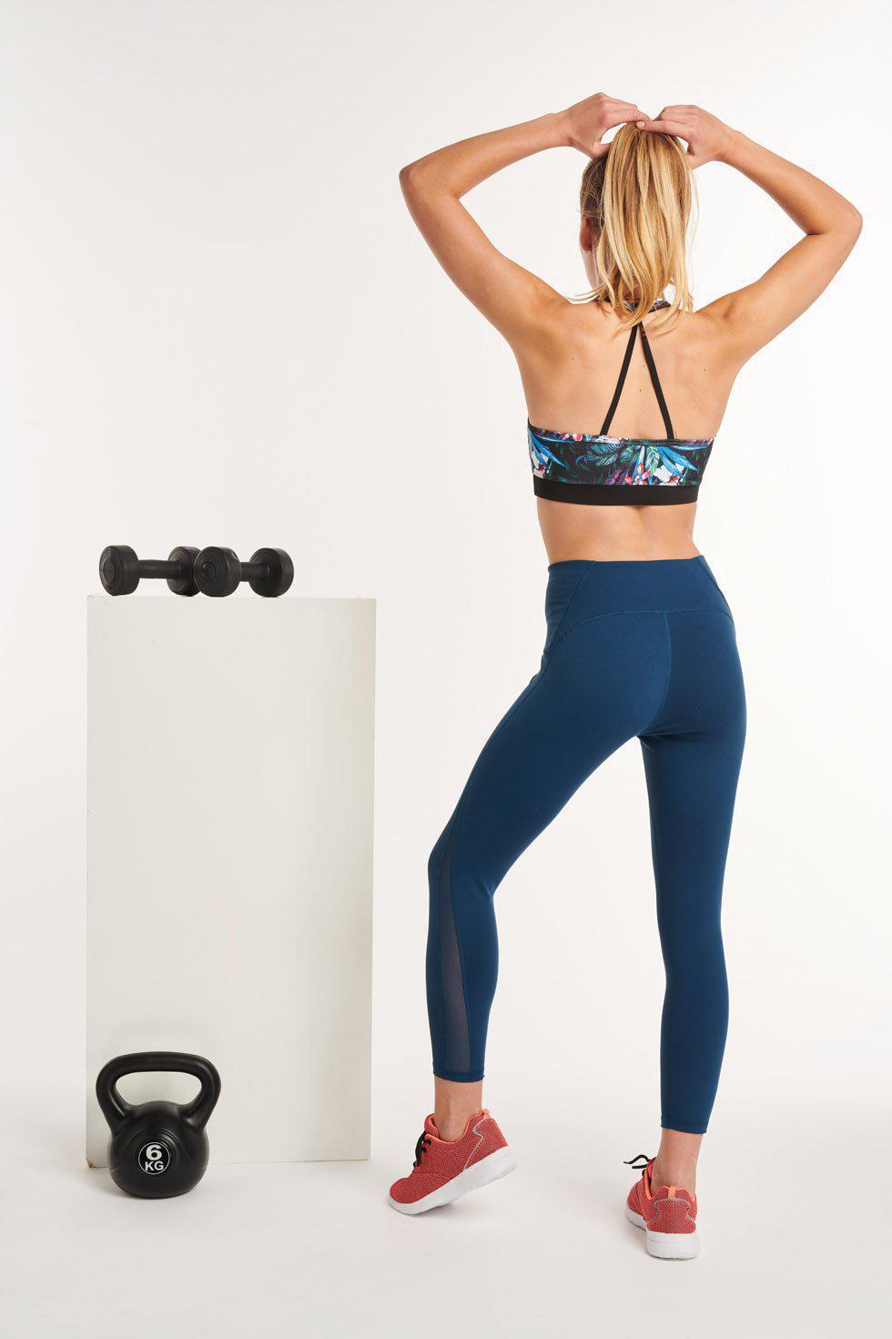 Active Panther - Navy - Olivia Sport Leggings