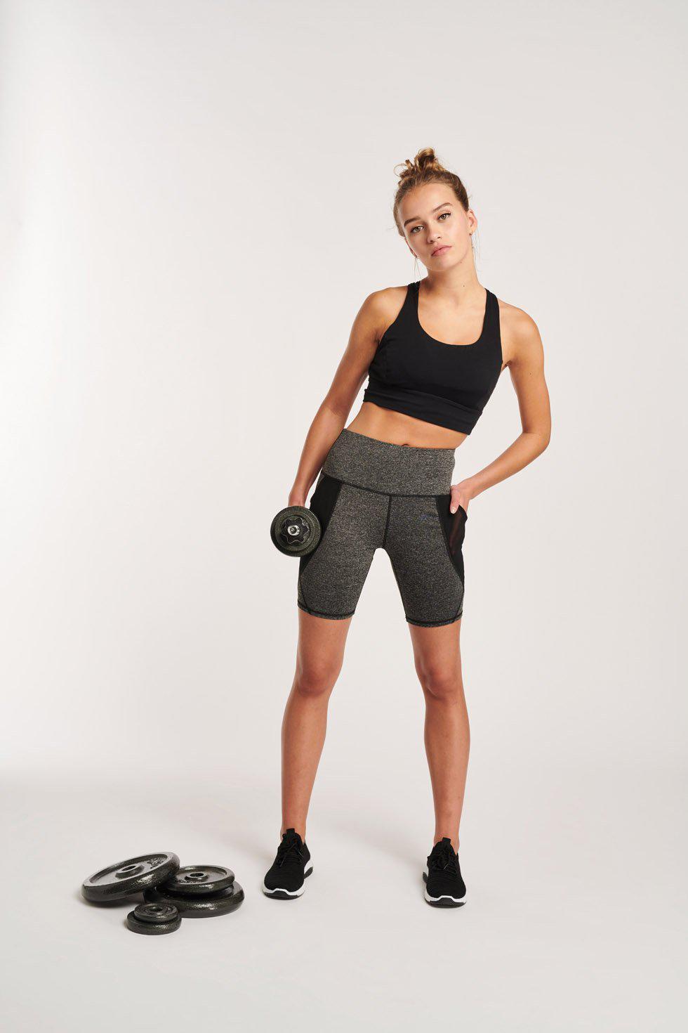 Penelope Sport Shorts - Gray