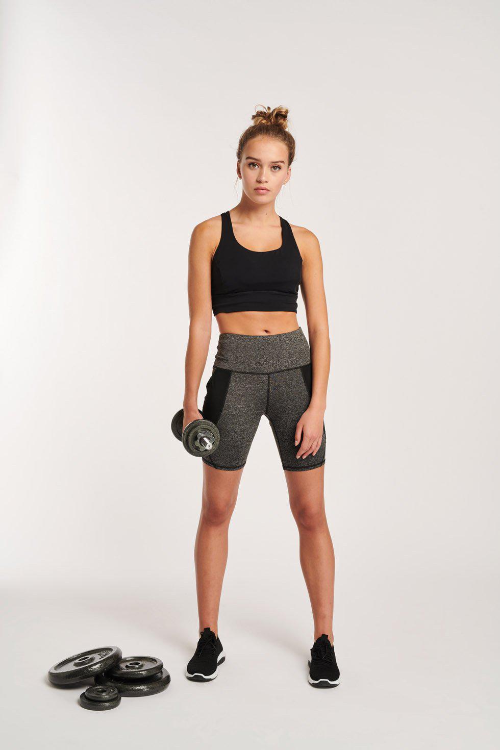 Penelope Sport Shorts - Gray