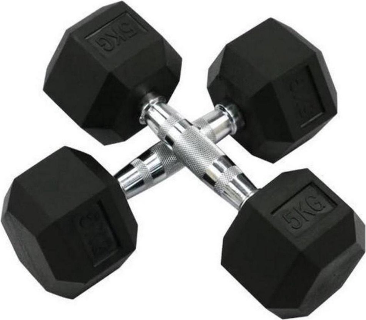 Active Panther Hexa Dumbbell set - Professionele gewichten - Halterset - gewichten - 2 x 5 kg - 10 kg Totaal