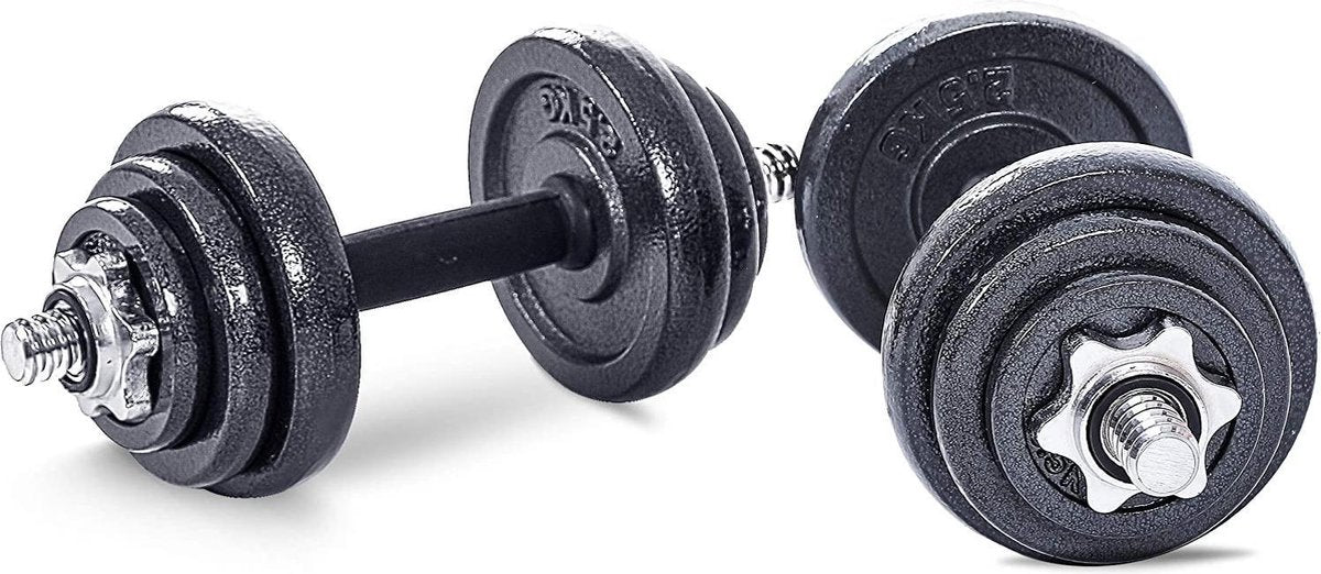 Active Panther Dumbbells 30 kg - Verstelbare Dumbbell set 2 stuks - Halterset Gewichten - Professionele gewichten