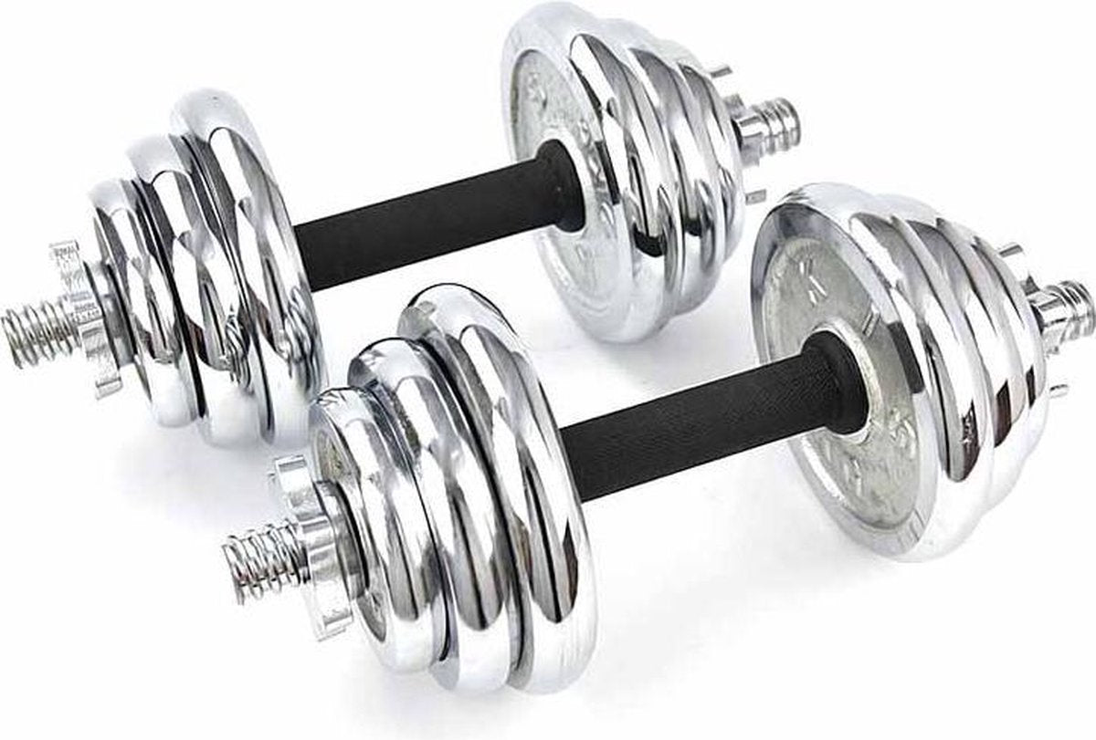 Active Panther Dumbbells 30 kg - Verstelbare Dumbbell set 2 stuks - Halterset Gewichten - Professionele gewichten