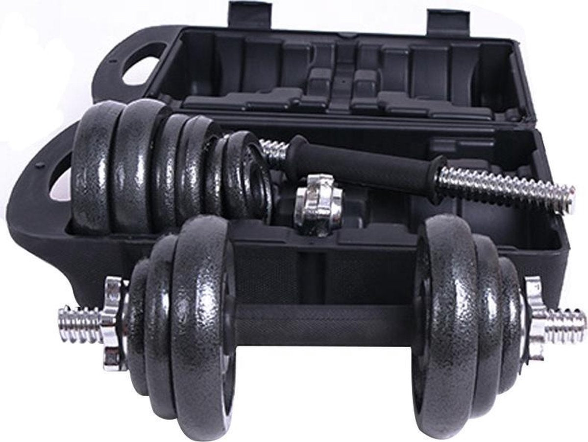 Active Panther Dumbbells 30 kg - Verstelbare Dumbbell set 2 stuks - Halterset Gewichten - Professionele gewichten