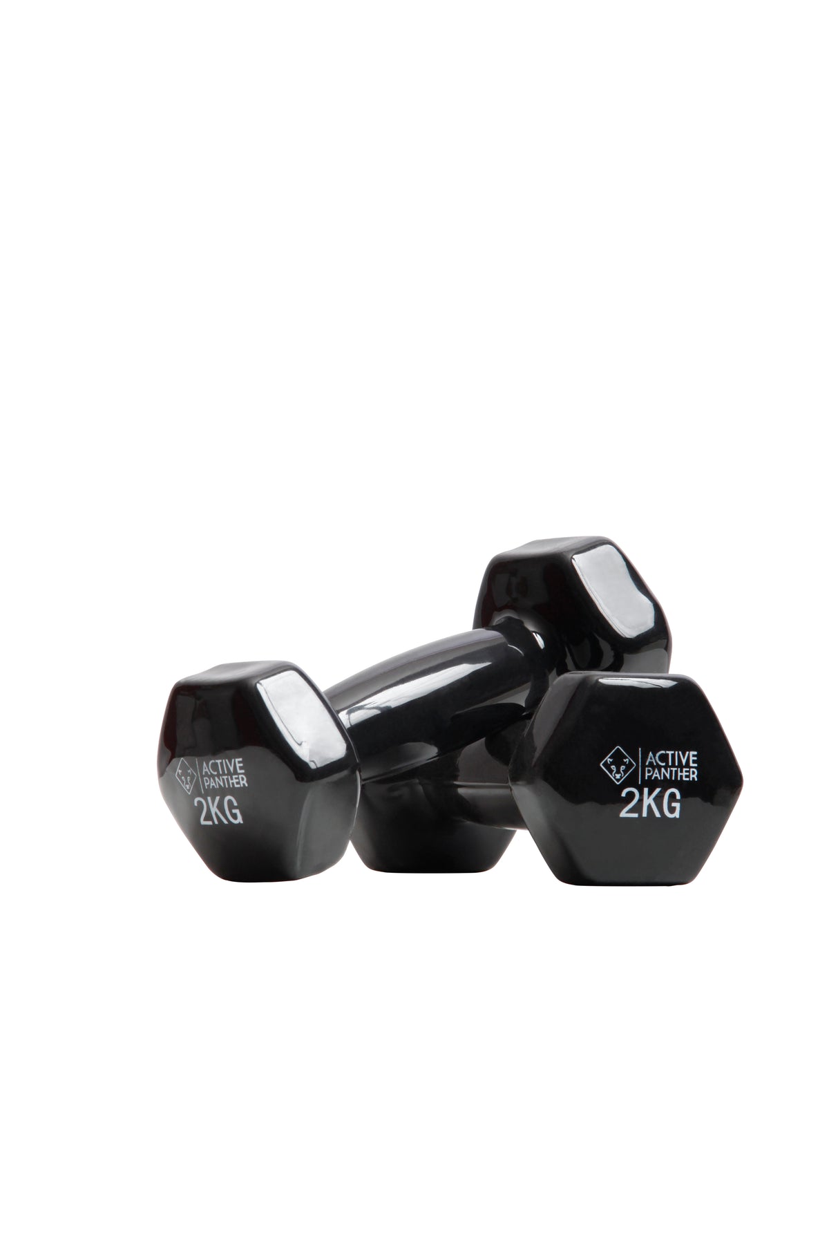 Active Panther Dumbbell set 1-5 kg - 30 kg totaal - Vinyl - Zwart