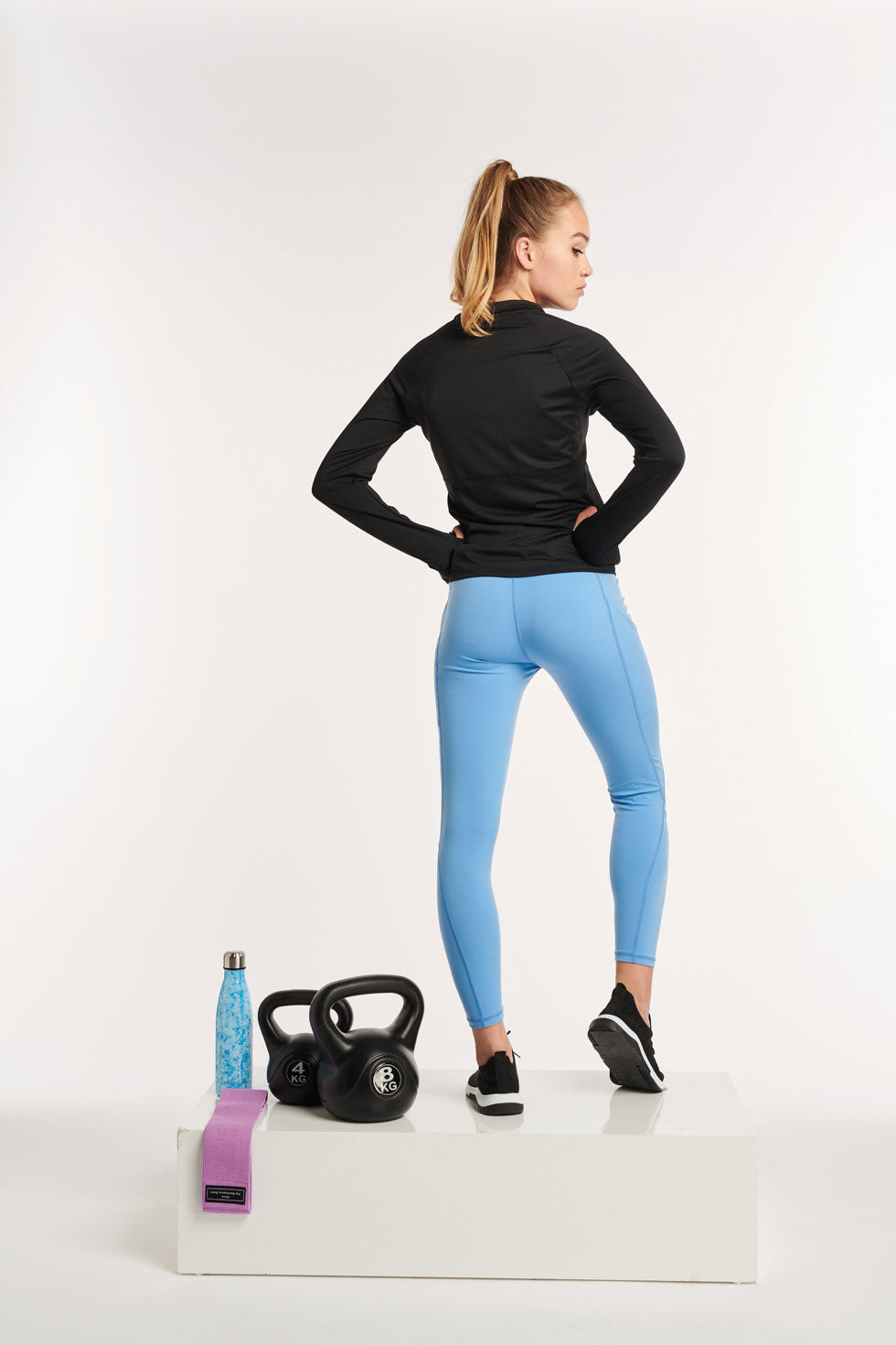 Active Panther - Hellblau - Anna Sport Leggings