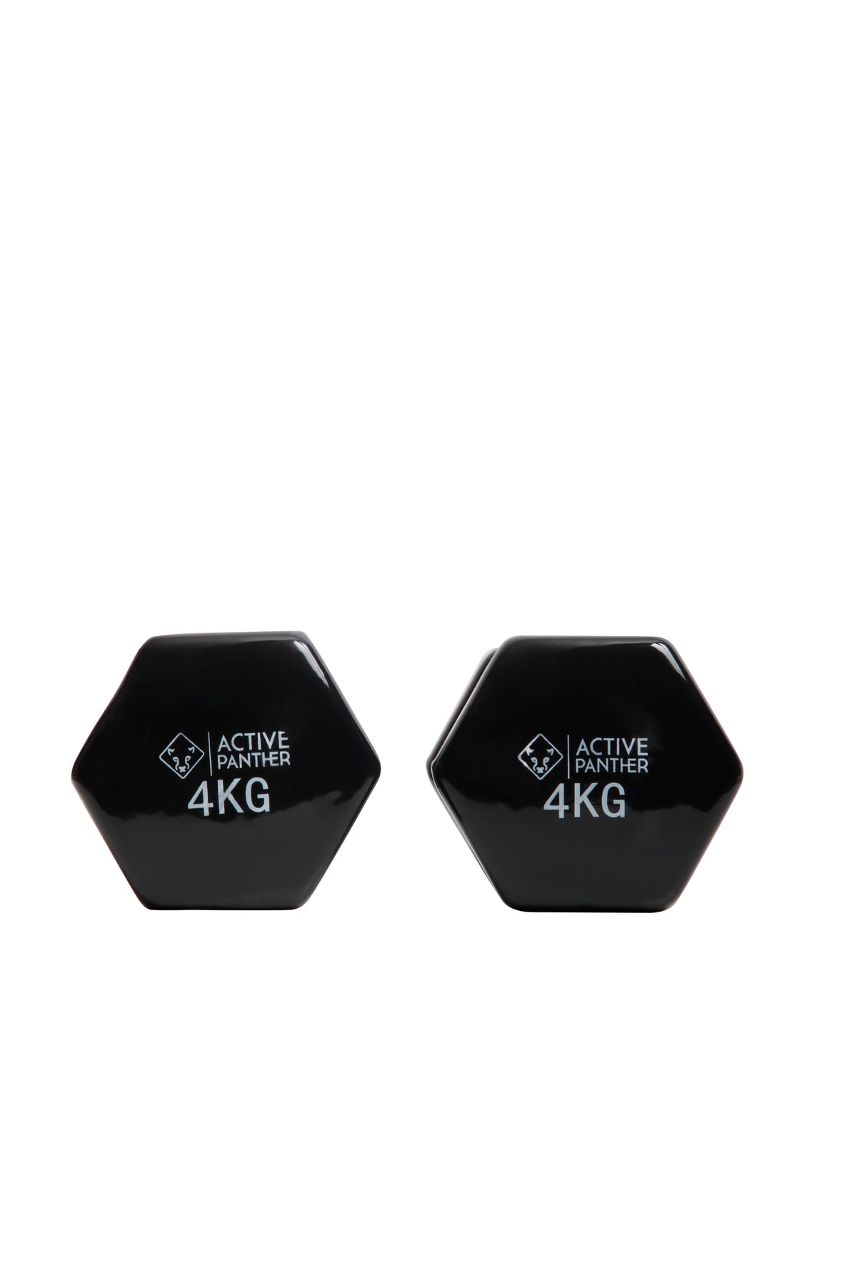 Active Panther Dumbbell set 1-5 kg - 30 kg totaal - Vinyl - Zwart