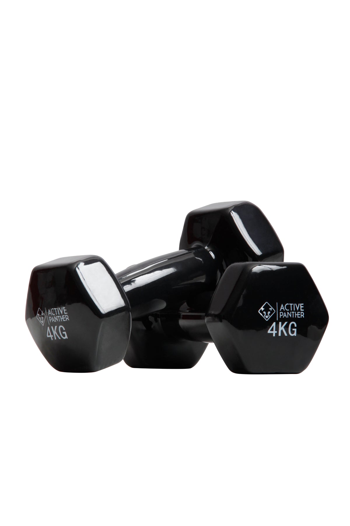 Active Panther Dumbbell set 1-5 kg - 30 kg totaal - Vinyl - Zwart