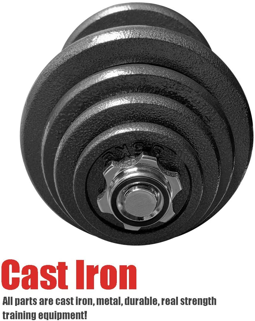 Active Panther Dumbbells 20 kg Totaal - Verstelbare Dumbbell set 2 stuks - Halterset - Professionele gewichten