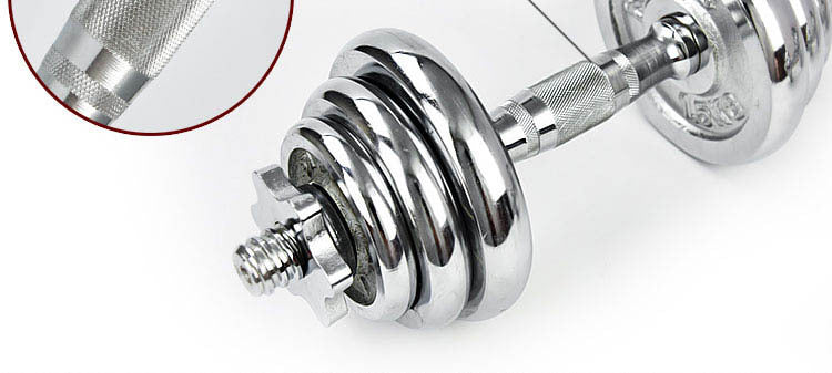 Active Panther dumbbell set chroom 50 kg - gewichtenset - halterset - professionele gewichten