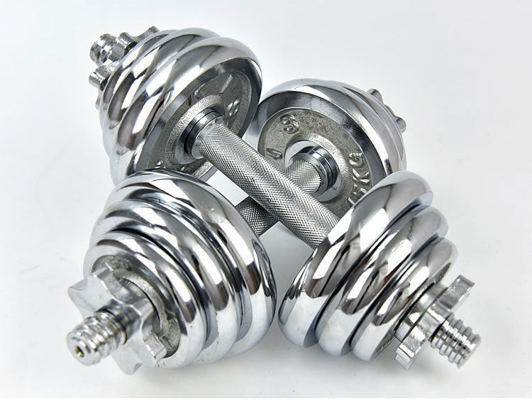 Active Panther dumbbell set chroom 50 kg - gewichtenset - halterset - professionele gewichten