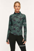 Active Panther - Army Groen/Zwart - Julia zip Leo top