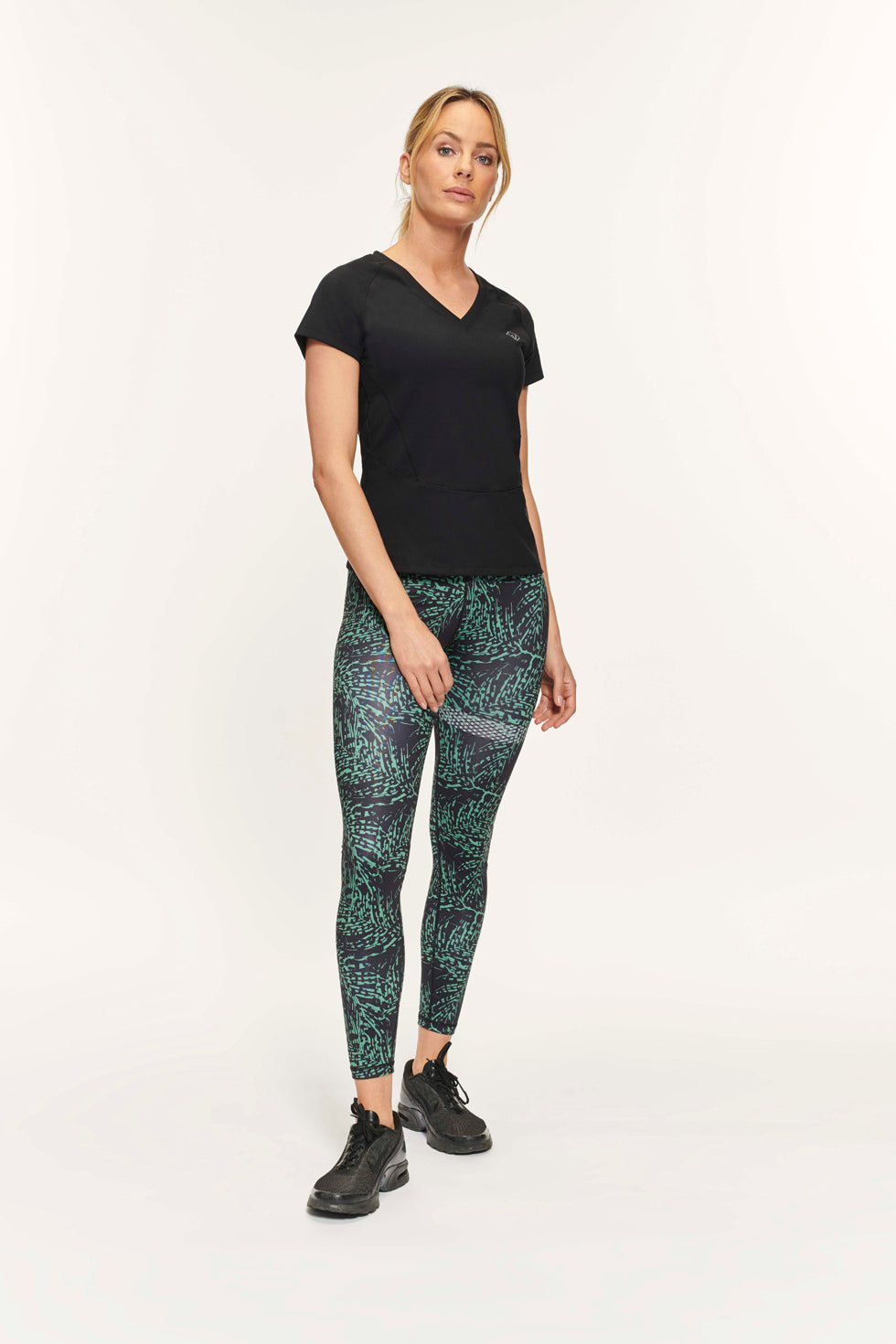 Active Panther - Green Leopard - Lola Leaves high waist Legging