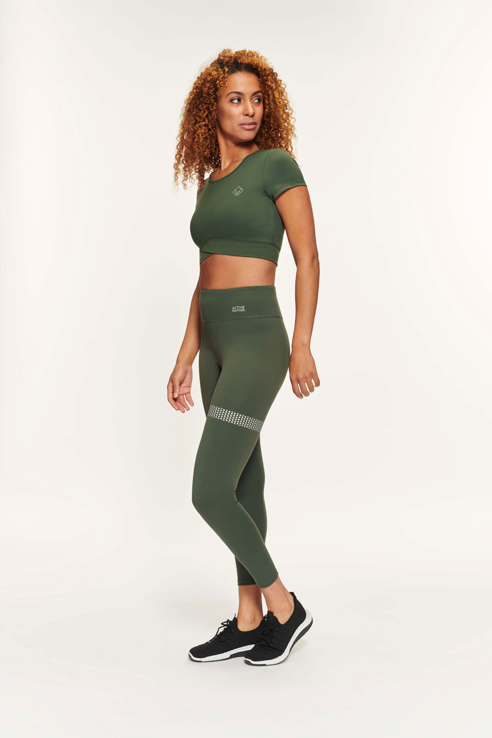 Active Panther - Army Groen - Lola Solid high waist Legging