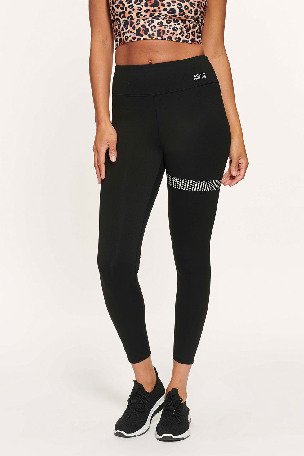 Lola Solid high waist Legging - Black
