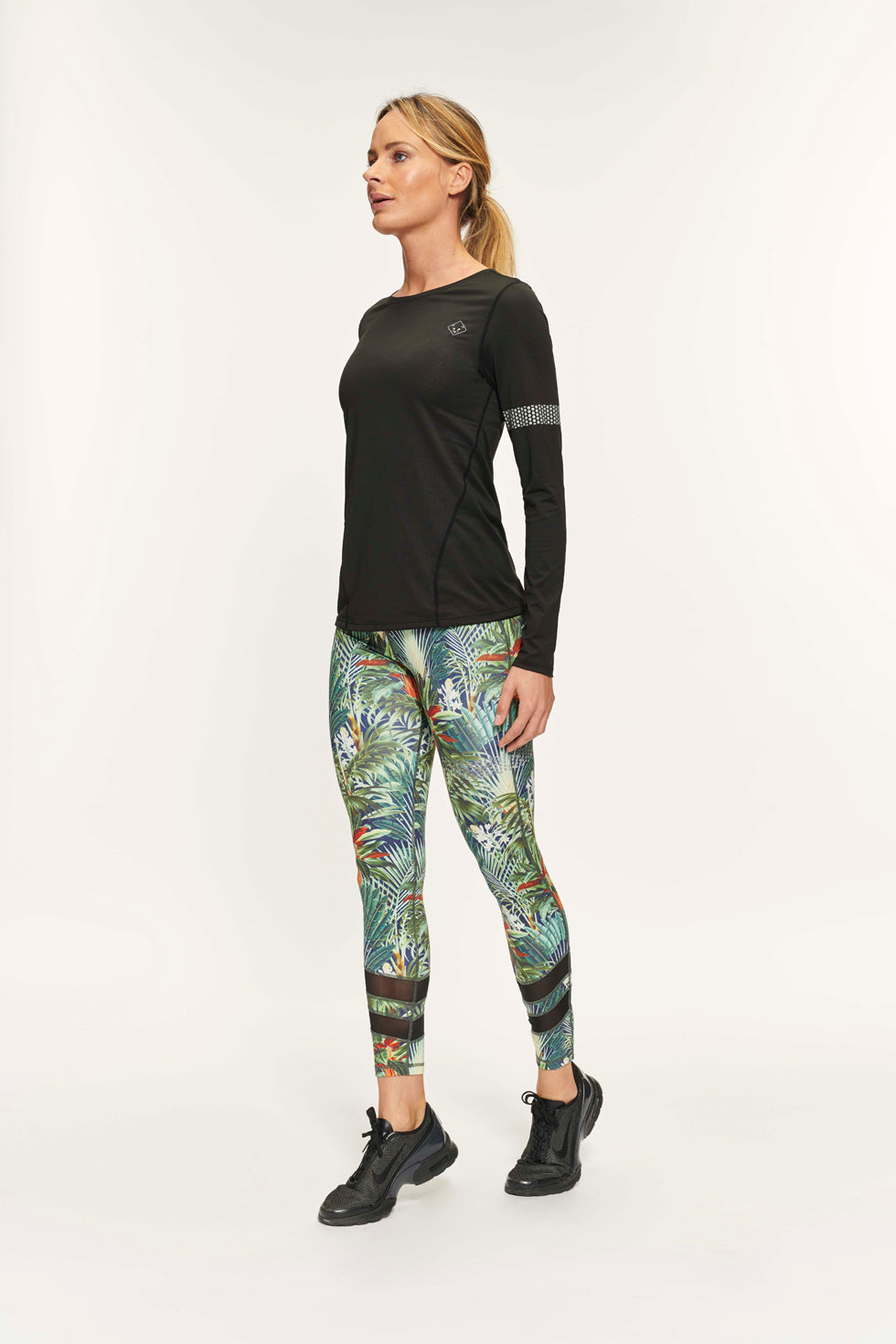 Active Panther - Multicolor - Mandy Jungle Mesh Mesh Legging