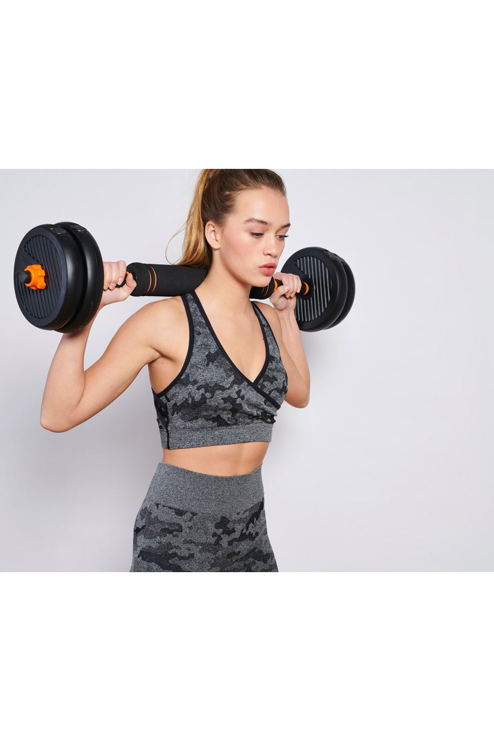 Active Panther Dumbbell set 40 kg - Zwart/Oranje Verstelbare Halter, Dumbbell & Kettlebell Stang 40 kg Totaal