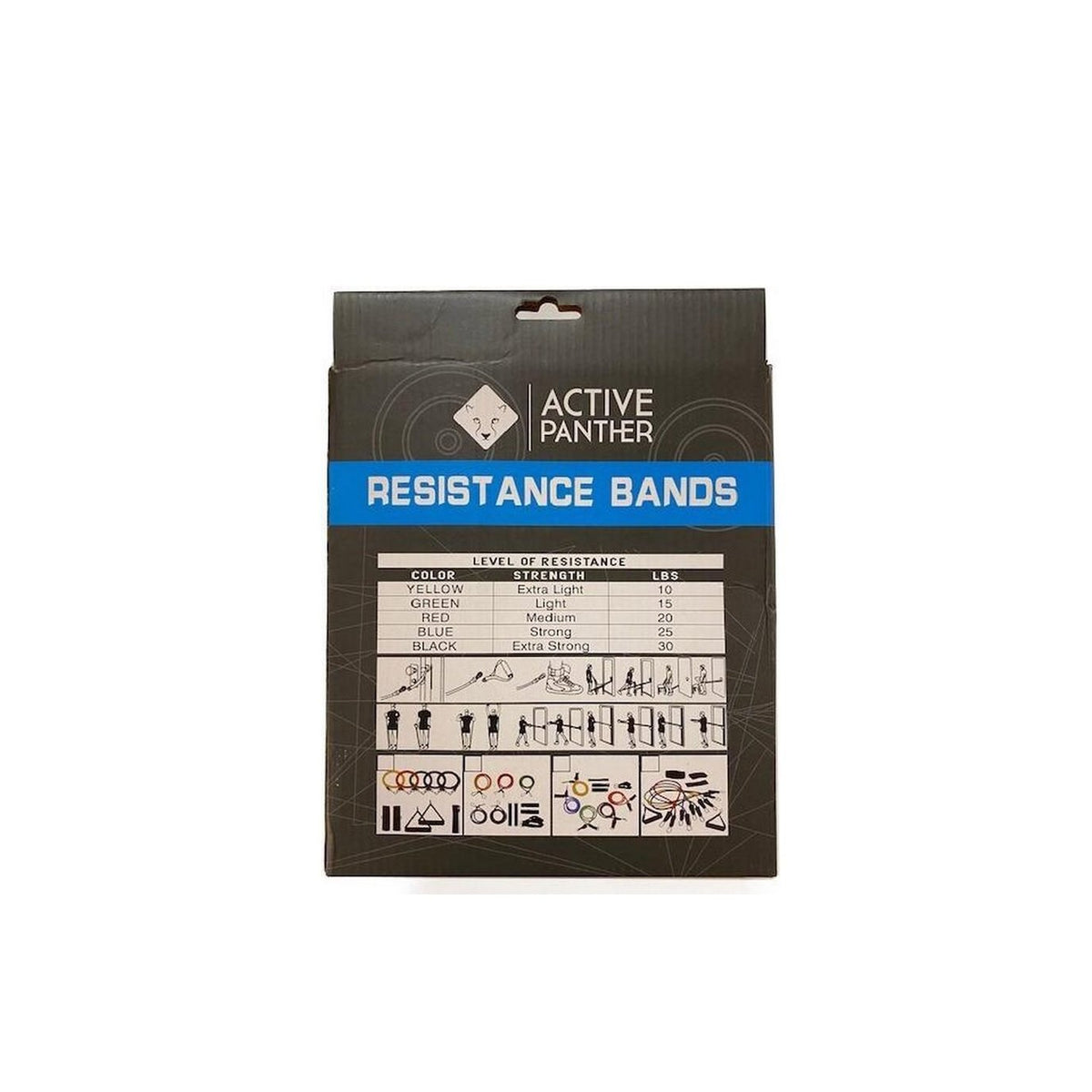 Fitness weerstandsbanden Set 2-12 kg
