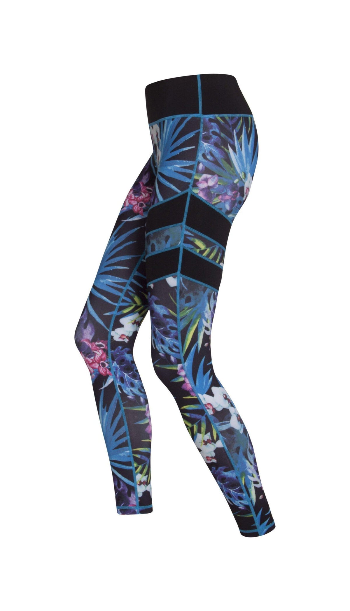 Denise Sport Leggings - Active Panther - Schwarz/Blau