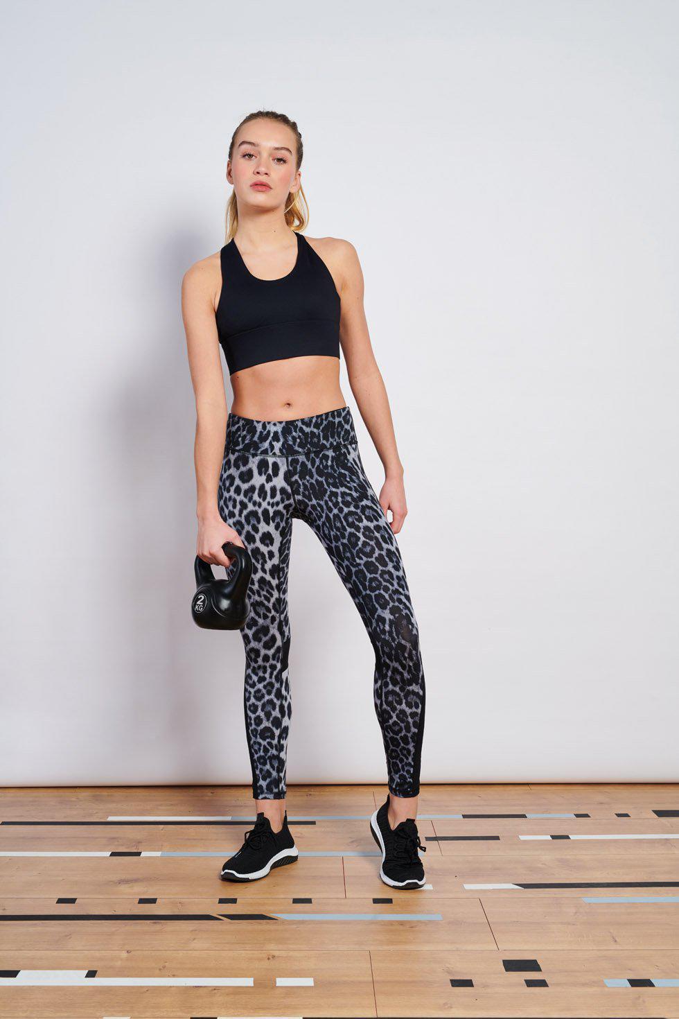 Donna Sport Legging - Zwart & Grijs