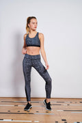 Active Panther - Slang Print - Mia Sport Bra Top