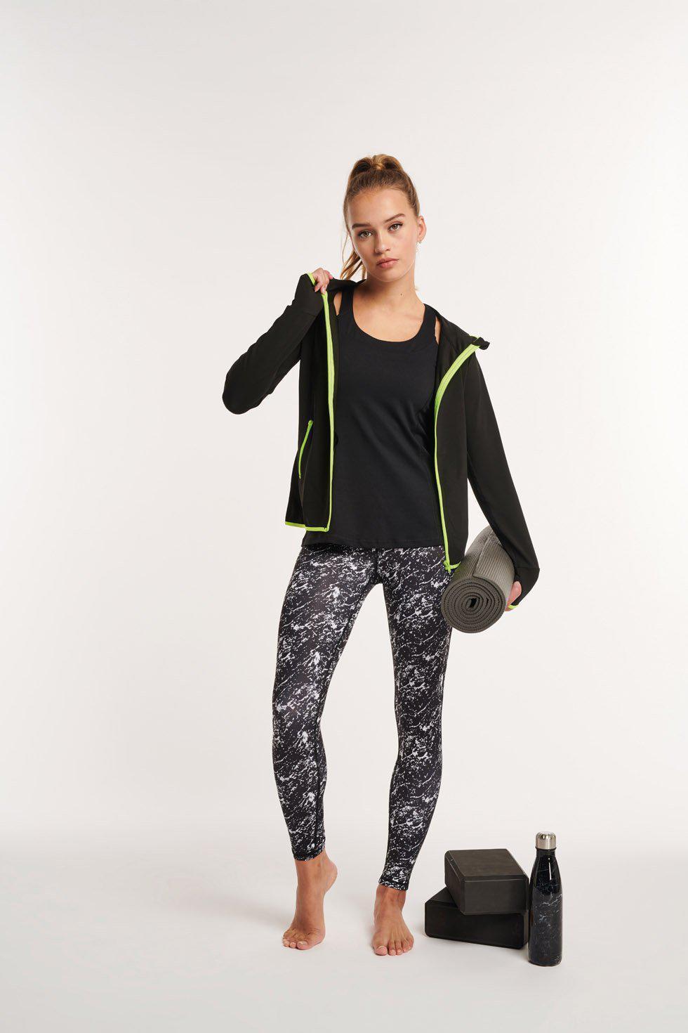 Active Panther - Zwart & Wit - Vienna Sport Legging