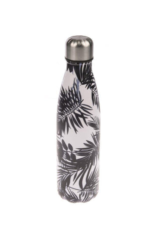Waterfles RVS 500ML - Black leaves 61016-998