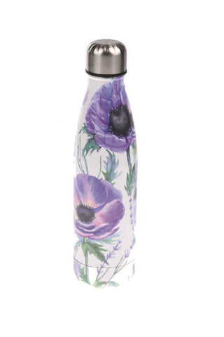 Waterfles RVS 500ML - Purple flowers 61005-998