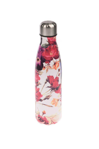 Waterfles RVS 500ML - Red flowers 61006-998